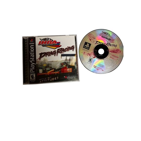 0124 IHRA Drag Racing )‎ SONY PlayStation ONE PS1 VIDEO Game Complete CIB - Picture 1 of 5